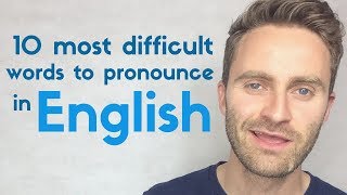 10 Most Difficult Words to Pronounce in English  British English Lesson [upl. by Atem]