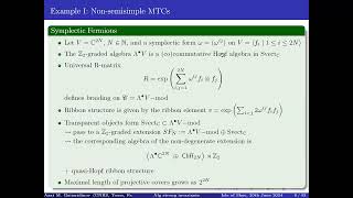 TRHW02  Dr Azat Gainutdinov  Nonsemisimple link and 3manifold invariants [upl. by Ellecrag]