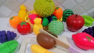 🔴Live cutting fruit toys 🍏🍇🍈🍉🍊🍍🔪 satisfying cutting asmr [upl. by Gabriele691]