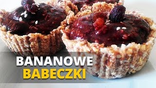 BANANOWE BABECZKI bez pieczenia wegańskie i bezglutenowe [upl. by Tsai]