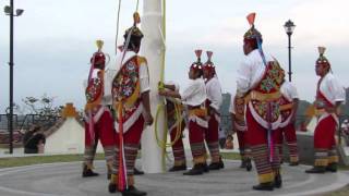 DANZA DE INICIO AL RITUAL DE LOS VOLADORES DE PAPANTLA VERACRUZ DICIEMBRE 2015 [upl. by Medea]