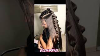 Easy hair styles hairstyle  Longhairstyle braid promhairstyles [upl. by Kielty]