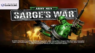 Army Men Sarges War Nintendo Gamecube Gameplay [upl. by Felicidad]