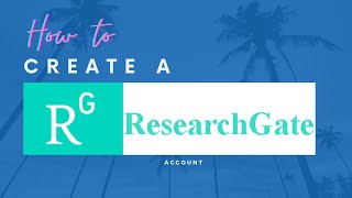 How to create a ResearchGate account with your Institute email [upl. by Georgina995]