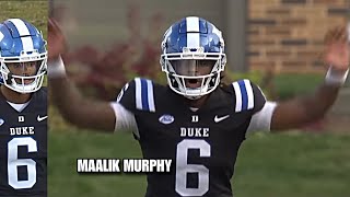 EVERY THROW Maalik Murphy Duke DEBUT 😳 Duke Football Spring Game Highlights “He’s HERE” [upl. by Heall56]