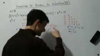 Exercícios de Binômio de Newton IV  Matemática [upl. by Ahsinauj]