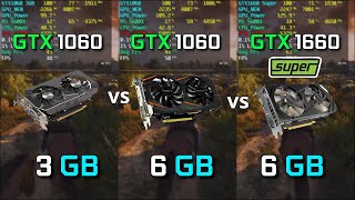 GTX1060 3GB vs GTX1060 6GB vs GTX1660 Super 게임 성능 비교 롤 오버워치 배그 with 라이젠 5600X [upl. by Aitenev174]