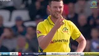 Watch match highlights from the 2nd Men’s Metro Bank ODI between England and Australia [upl. by Christianna]