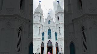 Vailankanni Shrine BasilicaVelankanni churchவேளாங்கண்ணி vailankanni velankanni shortsvideo [upl. by Annagroeg542]