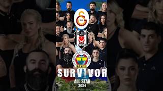 Survivor Allstar Yarışmacıları Hangi Takımlı  survivortürkiye [upl. by Pegma]