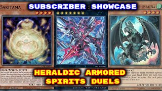 SS27  Yugioh  Heraldic Armored Spirits Duels Deck Download in Description [upl. by Muir37]