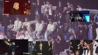 idols reaction to Anne Marie  2002 FRIENDS Vlive awards V Heartbeat 191116 [upl. by Aisyle]