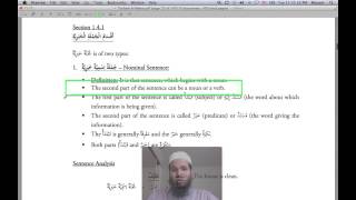 Tasheel ul Nahwa Arabic Grammar Chapter One 11  142 [upl. by Nwahser]