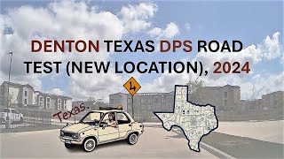 Denton Texas DPS Road Test  DL New Location 2024  Dash Cam Video dps dmv dentontexas [upl. by Norel253]