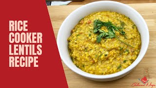 How to Cook Lentils in Rice Cooker  Rice Cooker Lentils Recipe [upl. by Auburn]