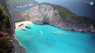 NAVAGIO BEACH ZAKYNTHOS GREECE [upl. by Dickerson]