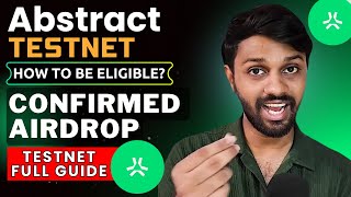 Abstract Testnet  Confirmed Airdrop💰  Claim Early Role  Full Guide In Hindi [upl. by Waxman]