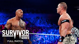 FULL MATCH  John Cena amp The Rock vs The Miz amp RTruth Survivor Series 2011 [upl. by Ogdon88]