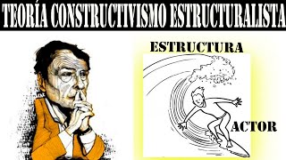 Teoría del constructivismo estructuralista  Pierre Bourdieu [upl. by Enilatan396]