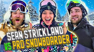 Sean Strickland challenges Pro Snowboarder [upl. by Imoyn]