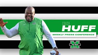 Marshall Football Charles Huff Weekly Press Conference Georgia State Week  Game 6 [upl. by Ruelle]