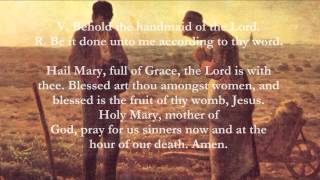 Catholic Prayers  Angelus English [upl. by Aloiv209]