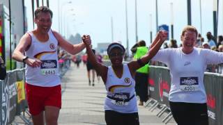 2014 Inaugural Rock n Roll Liverpool Marathon and Half Marathon Highlights [upl. by Kjersti]