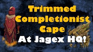 Getting Trim Comp Cape at Jagex HQ [upl. by Accebor483]