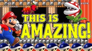 Shell Train II  Super Mario Maker Level Showcase  Awesome Level [upl. by Slrahc759]