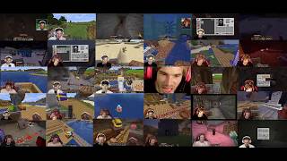 PewDiePie Minecraft Series Episodes 130 but all at the same time PewDiePie [upl. by Marciano]