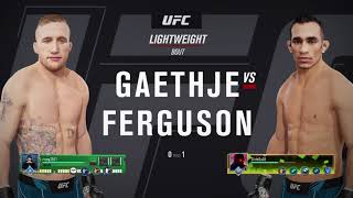 UFC 4 online Gaethje vs Ferguson on PS5 [upl. by Nuarb]