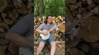 Woodshed Songs  Tackhead Goatskin Banjo  I’ll Fly Away oldtimemusic clawhammer [upl. by Ayotl959]