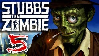 Stubbs the Zombie Part 5 in Rebel Without a Pulse Xbox 360 Gameplay [upl. by Caneghem]