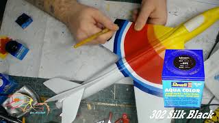 Revell Hawker Hunter Miss Demeanor Scale 132 Part 4 [upl. by Eihtak783]