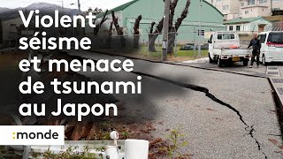 Japon  séismes d’une magnitude 75 et menace de tsunami [upl. by O'Doneven889]