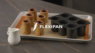 Flexipan® nonstick flexible molds Cookie Shot Recipe by Dominique Ansel [upl. by Naujtna]