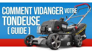 Comment vidanger votre tondeuse [upl. by Rahab]