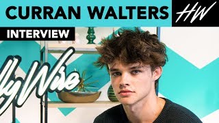 Titans Curran Walters Reveals His Celebrity Crush amp Inspiration Leonardo DiCaprio  Hollywire [upl. by Pansir526]