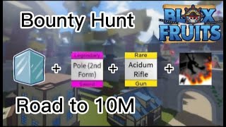 Bounty Hunting With Ice  Pole v2 Acidum Rifle  Dragon Talon Episode 1Blox Fruit [upl. by Laemaj]