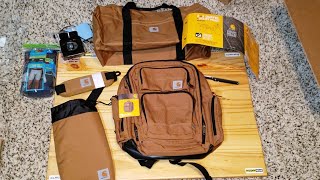 2 Carhartt bags 1 backpack and 1 duffel bag 2021 pick up [upl. by Wichman]