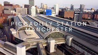 Above Piccadilly station and Mayfield depot Manchester [upl. by Puff]