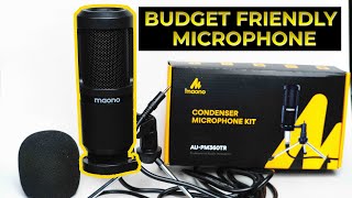 MAONO AUPM360TR Review  Budget friendly Condenser Microphone [upl. by Ylahtan218]