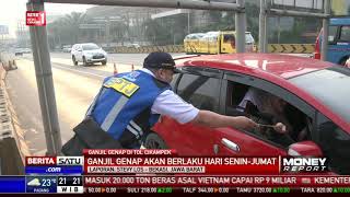 Tol CIkampek Diberlakukan Kebijakan GanjilGenap Mulai 12 Maret [upl. by Naed973]