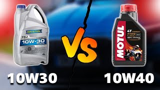 10w30 vs 10w40 Oil – What’s the Difference Which is Better for Your Car [upl. by Hope]