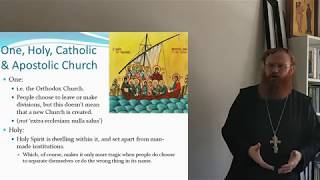 The Creed Christs Church ☦⛪ Catechism Talk 7 at Holy Annunciation Orthodox Church Brisbane [upl. by Soinski]