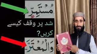 shadd per waqf kaisy krenby Qari Qamar learnquran easy method [upl. by Asta]