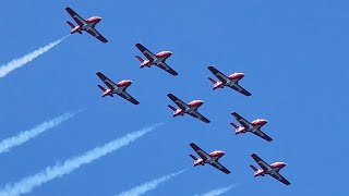 The Canadian Snowbirds 2024 Barrie Ontario [upl. by Eynahpets]