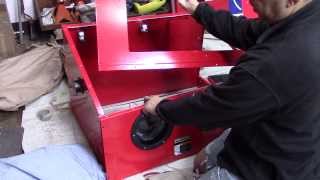 Harbor Freight 40lb Blast Cabinet Assembly and Review [upl. by Hope357]