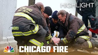 Casey and His Crew Help the Victim of a Motorcycle Accident  Chicago Fire Episode Highlight [upl. by Ataner407]