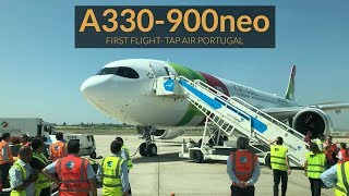 Airbus A330900neo TAP Air Portugal  PRIMEIRO VOO ToulouseLisboa [upl. by Laureen908]